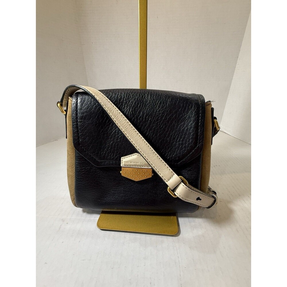 Marc By Marc Jacobs Multicolor Leather And Nubuck Crossbody Bag Trump Color $285 - Picture 3 of 16